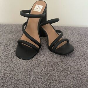 DV by Dolce Vita Black Strappy Heels